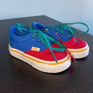 Vans multi color sneakers new